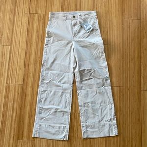 Everlane lightweight wide leg crop chino